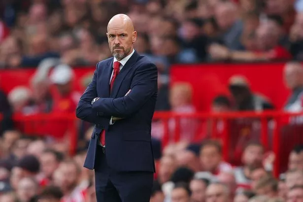 Erik ten Hag was dejected after the final whistle