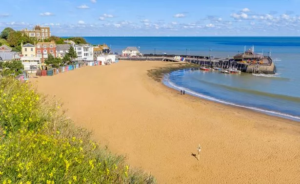 Pretty Viking Bay is a popular choice on a warm day