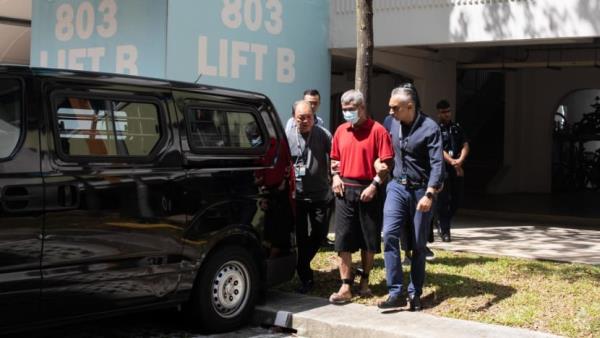 Yishun Ring Road murder: Suspect taken back to crime scene